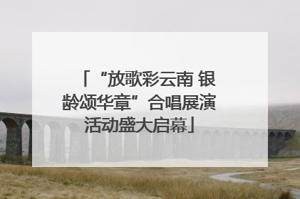 “放歌彩云南 银龄颂华章”合唱展演活动盛大启幕