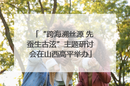 “跨海溯丝源 先蚕生古泫”主题研讨会在山西高平举办