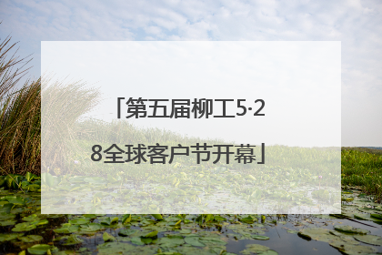 第五届柳工5·28全球客户节开幕