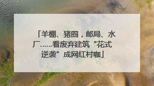 羊棚、猪圈，邮局、水厂……看废弃建筑“花式逆袭”成网红村咖