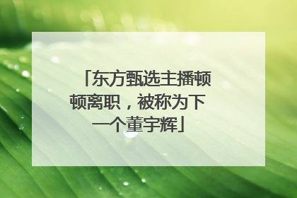 东方甄选主播顿顿离职，被称为下一个董宇辉