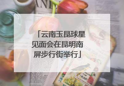 云南玉昆球星见面会在昆明南屏步行街举行