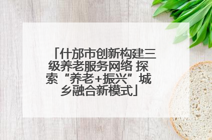 什邡市创新构建三级养老服务网络 探索“养老+振兴”城乡融合新模式