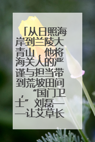 从日照海岸到兰陵大青山，他将海关人的严谨与担当带到荒坡田间，“国门卫士”刘磊——让艾草长成“生钱草”