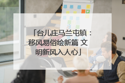 台儿庄马兰屯镇：移风易俗绘新篇 文明新风入人心