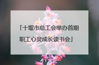 十堰市总工会举办首期职工心灵成长读书会