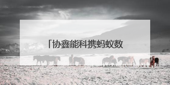 协鑫能科携蚂蚁数科成立蚂蚁鑫能 推进能源智能化