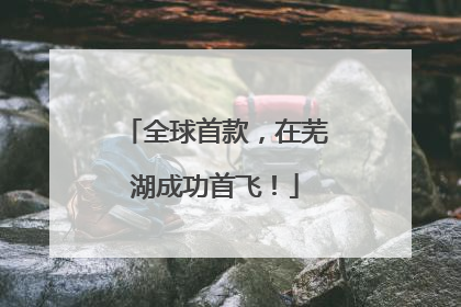 全球首款，在芜湖成功首飞！