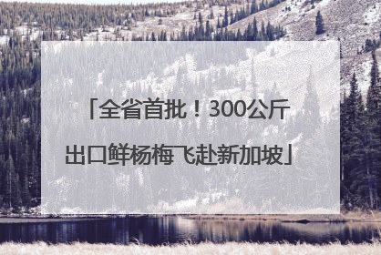 全省首批！300公斤出口鲜杨梅飞赴新加坡