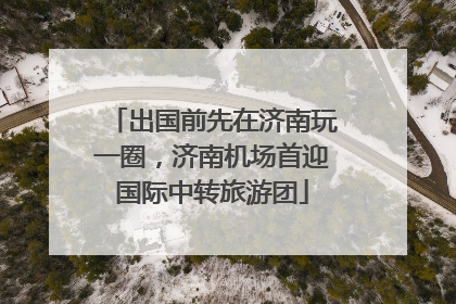 出国前先在济南玩一圈，济南机场首迎国际中转旅游团