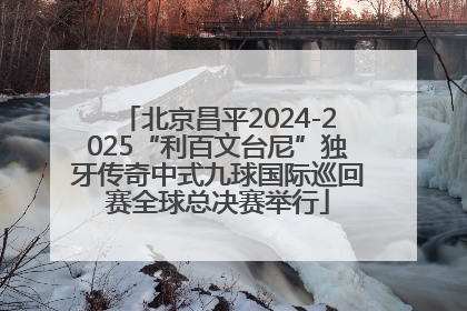 北京昌平2024-2025“利百文台尼”独牙传奇中式九球国际巡回赛全球总决赛举行