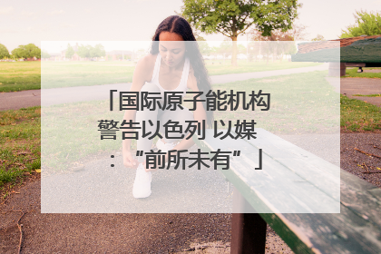 国际原子能机构警告以色列 以媒：“前所未有”