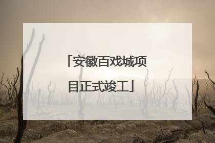 安徽百戏城项目正式竣工