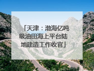 天津：渤海亿吨级油田海上平台陆地建造工作收官