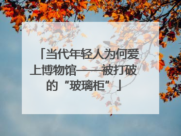 当代年轻人为何爱上博物馆——被打破的“玻璃柜”