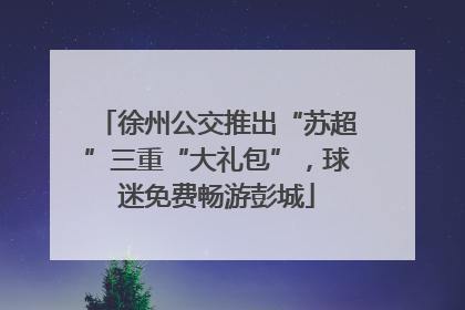 徐州公交推出“苏超”三重“大礼包”，球迷免费畅游彭城