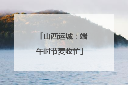 山西运城：端午时节麦收忙