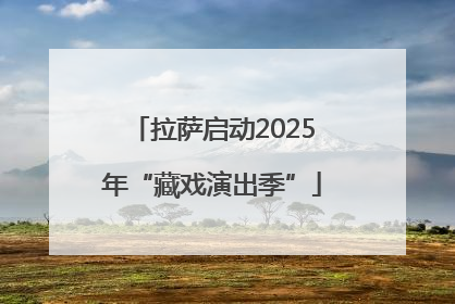 拉萨启动2025年“藏戏演出季”