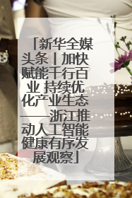 新华全媒头条丨加快赋能千行百业 持续优化产业生态——浙江推动人工智能健康有序发展观察