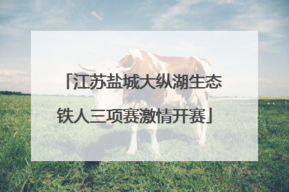 江苏盐城大纵湖生态铁人三项赛激情开赛