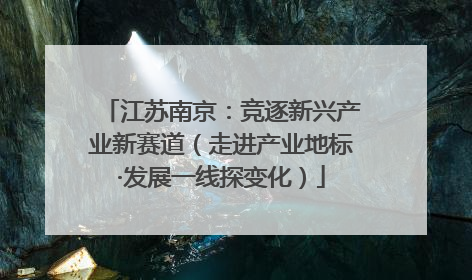 江苏南京：竞逐新兴产业新赛道（走进产业地标·发展一线探变化）