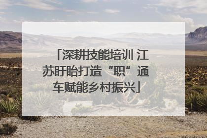 深耕技能培训 江苏盱眙打造“职”通车赋能乡村振兴
