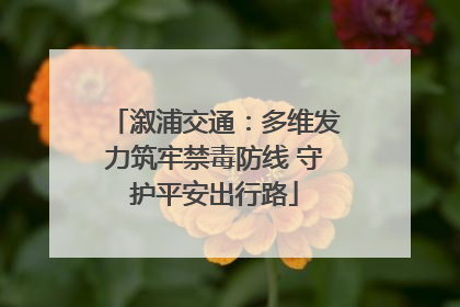 溆浦交通：多维发力筑牢禁毒防线 守护平安出行路