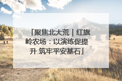 聚焦北大荒｜红旗岭农场：以演练促提升 筑牢平安基石