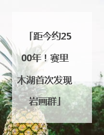 距今约2500年！赛里木湖首次发现岩画群