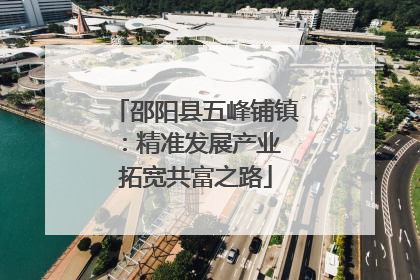 邵阳县五峰铺镇：精准发展产业 拓宽共富之路