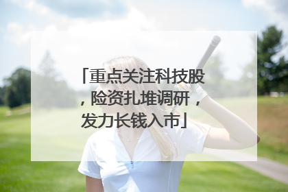 重点关注科技股，险资扎堆调研，发力长钱入市