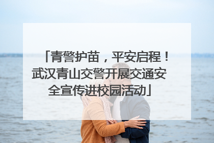 青警护苗，平安启程！武汉青山交警开展交通安全宣传进校园活动