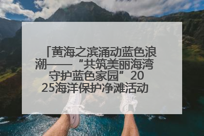 黄海之滨涌动蓝色浪潮——“共筑美丽海湾 守护蓝色家园”2025海洋保护净滩活动暨“美丽江苏—江河湖海青蓝行”海洋篇在连云港举行