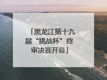 黑龙江第十九届“挑战杯”终审决赛开幕