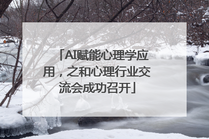 AI赋能心理学应用，之和心理行业交流会成功召开